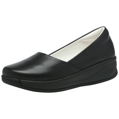 妈妈鞋舒适软底羊皮头层牛皮单鞋