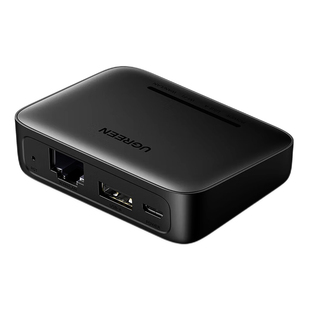 绿联无线打印机共享器接收器智能服务器有线改装wifi盒子一拖多一拖二免切换网络连接器模块远程外接云盒打印