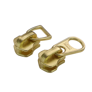 YKK拉链头拉锁5号3号金色手工皮具拉索DIY箱包拉链配件