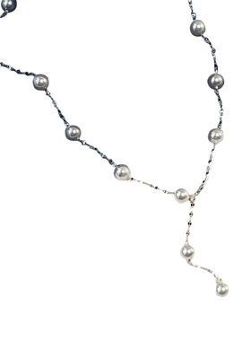 满天星珍珠项链锁骨链毛衣链