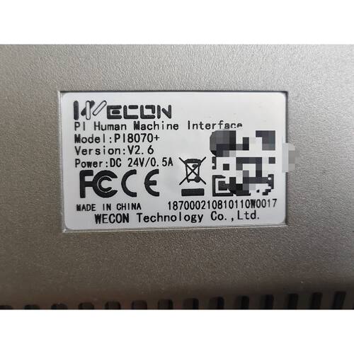 议价触摸屏维控WECON触摸屏PI8070PI3070N维修