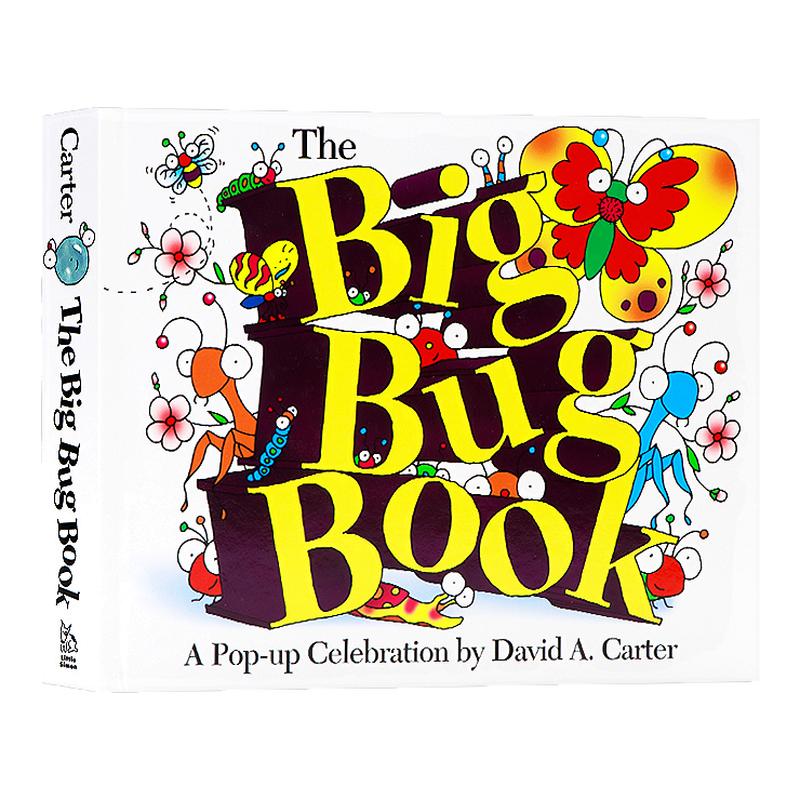 大虫子大飞虫 立体书 The Big Bug Book 英文原版 昆虫主题 幼儿童趣味读物 亲子阅读必备 进口英语原版书籍 David A. Carter