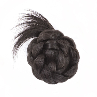 丸子头假发圈抓夹花苞头新中式假发仿真发底扎盘发神器古风假发包