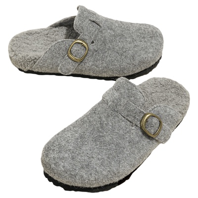 snowelf厚底包头拖女秋冬新款