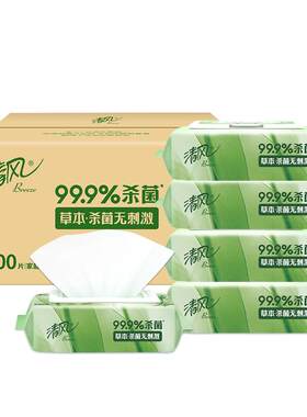 凉感湿巾60片5大包实惠装