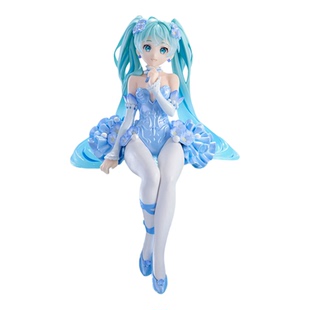 FuRyu 泡面压 VOCALOID 初音未来 粉蝶花仙子 蓝色Ver 景品 手办