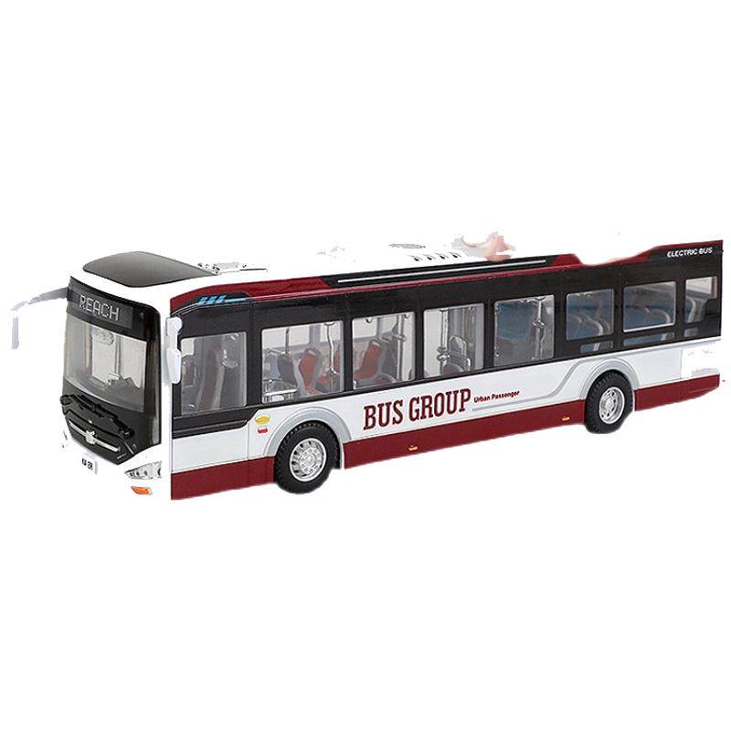 1:42宇通客车模型黑金刚巴士火车/摩托/汽车模型