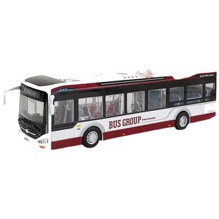 1:42宇通客车模型黑金刚巴士新款纯电动双层公交车中通玩具车定制