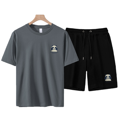休闲T恤套装短袖短裤透气排汗
