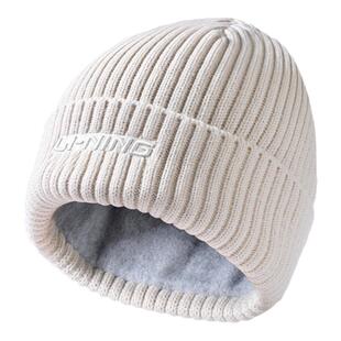 李宁帽子男士针织帽秋冬季防寒保暖毛线帽子女大头围运动男帽
