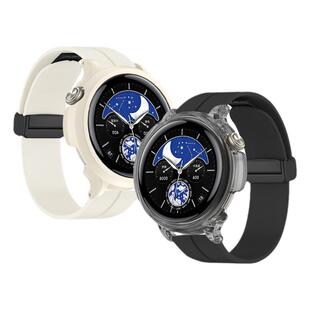 适用vivowatch3表带液态硅胶磁吸扣vivowatch2新款3代watch1透气22mm辰夜黑保护壳快拆20mm手表带男女款配件