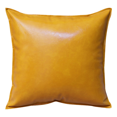 油蜡皮抱枕pu皮靠枕套皮沙发靠垫