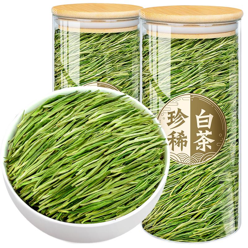 飘香韵 特级明前珍稀白茶2024新茶叶 高山头采绿茶春茶散装200g