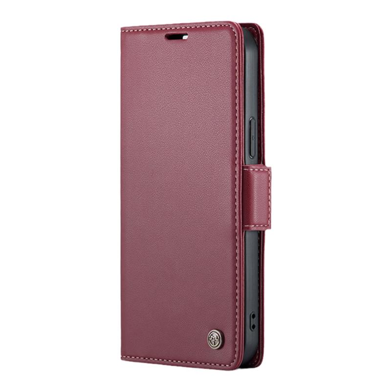 适用红米Note12真皮商务挂绳皮套
