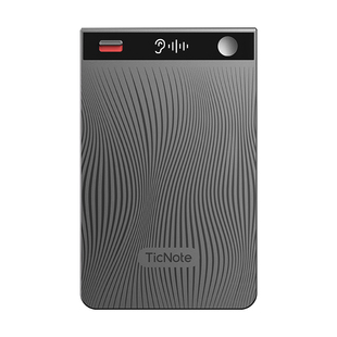 出门问问TicNote AI录音笔卡片式磁吸录音器转写翻译便携会议总结记录纪要多语种转文字智能语音识别转译设备