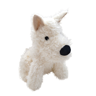 西高地小狗毛绒玩具门罗苏格兰梗公仔玩偶布娃娃可爱床上生日礼物