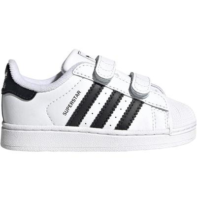 【自营】阿迪达斯宝宝鞋三叶草SUPERSTAR贝壳头运动小白鞋JI3990