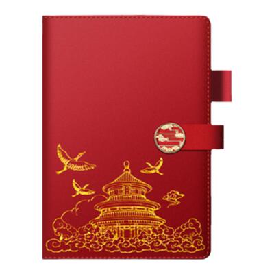 天色国潮复古风故宫文创A5笔记本