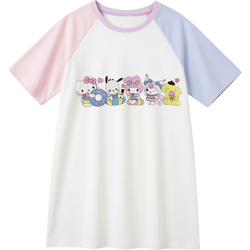 女童睡裙夏女孩家居服公主风睡衣
