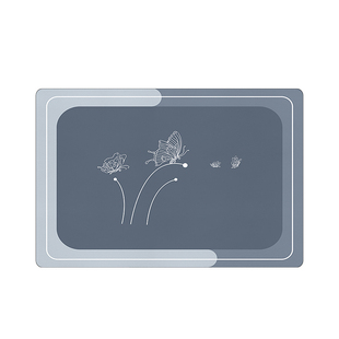 硅藻泥地垫软浴室卫生间门口脚垫子吸水防滑厕所小地毯厨房防水