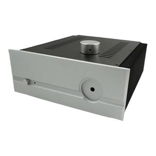 245甲类散热器功放 大功率电源后级处理器  合并机 全铝机箱外壳