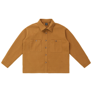 韦恩泽维尔短款毛呢外套男加厚大码加肥加大秋季宽松呢子夹克7954