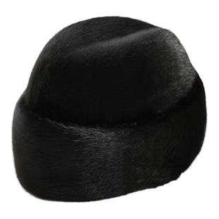 加厚中老年帽子仿水貂毛老人雷锋帽男士冬季保暖爷爷爸爸老头棉帽