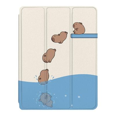 趣味卡皮巴拉平板保护套