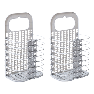 洗澡放衣服的篮子挂钩悬挂置物篮挂篮卫生间浴室筐收纳篮储物挂墙