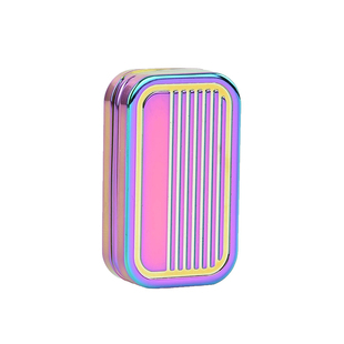 新款金属推牌跑道3层精密合金EDC减压玩具推动强磁铁顺滑无线位滑