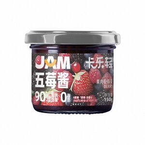 卡乐轻纯熬五莓酱90%莓果添加