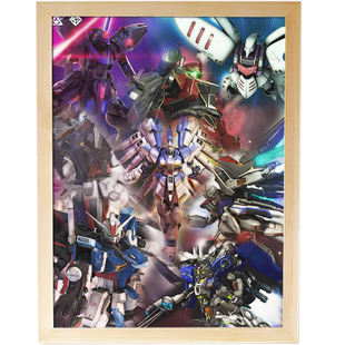机动战士高达seed 强袭 正义 自由动漫周边产品 海报挂画挂件摆件