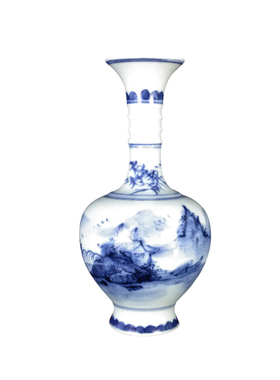 景德镇青花瓷陶器手绘博古架时尚