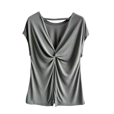 外穿弹力运动T恤瑜伽服上衣女