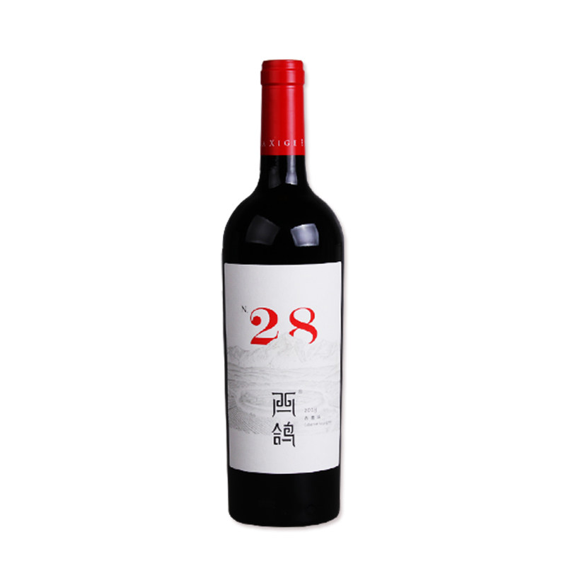西鸽酒庄宁夏贺兰山赤霞珠干红葡萄酒贺兰红N28红酒旗舰店官方