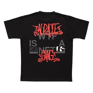 TUFF CROWD AURACLE COMMUNITY TEE ins明星同款男女短袖纯棉T恤