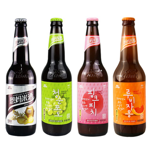 恩妈米酒韩国米酒汁产妇月子气泡粉桃甜酒玛格丽水密桃子味米酒水