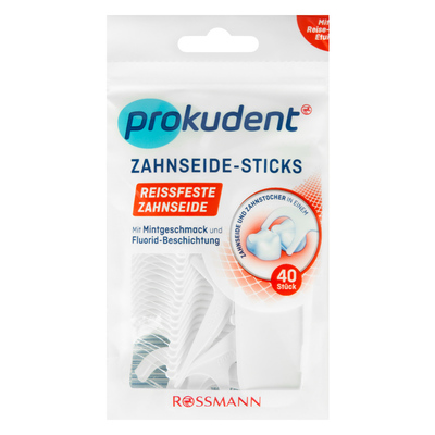 德国prokudent含氟牙线棒薄荷味