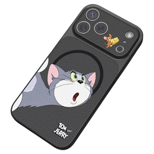 适用于苹果17promax手机壳新款iphone16pro康宁TPU小羊皮15pro磁吸充电14追击杰瑞13汤姆猫12pro爆款11保护套