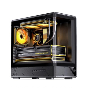 乔思伯机箱D200/D300/D400/X400曲面海景房机箱EATX MATX ATX