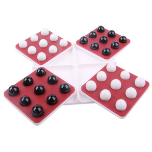 儿童互动桌游可旋转的五子棋魔力五连珠PENTAGO对弈游戏益智玩具