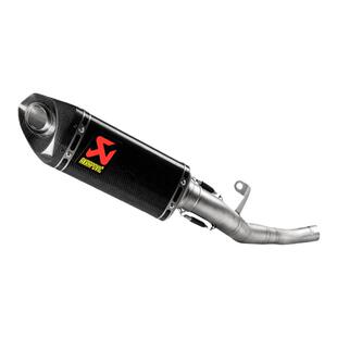 凯旋Street Triple765RS/S 天蝎Akrapovic排气碳纤维尾段机车改装