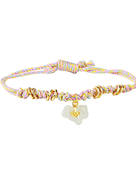 和田玉小马多宝手链女