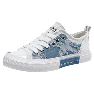 马克华菲帆布鞋男款夏季透气板鞋男2026新款男士软底休闲鞋子男鞋