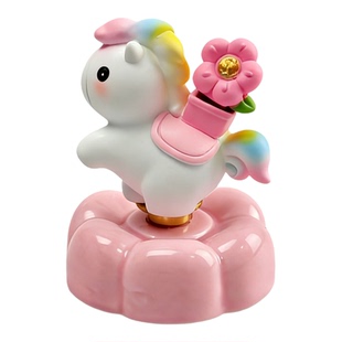 【马上有钱】旋转运马创意马年吉祥物桌面客厅工位装饰品发财礼物