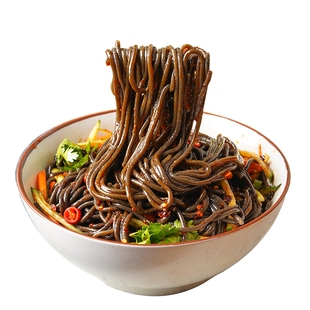 正宗0脂蕨根粉四川纯凉拌粉丝厥根粉宽火锅川葛根粉条干货带调料