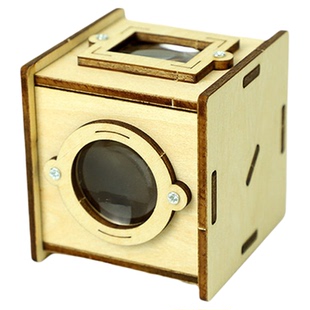 科学小制作diy腰平取景器自主实验套装儿童手工作品投影模型玩具