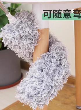 除尘掸可伸缩灰色长清扫加长款吸尘工具家用毛毯天花板毯子