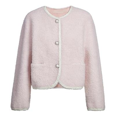 羊毛短款外套FivePlus小香风