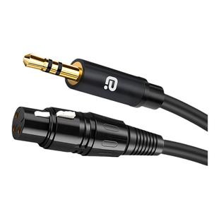 3.5mm双莲花卡侬公母转换2RCA双卡侬头转接线XLR平衡纯铜音频连线